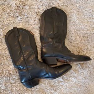 Black Dan Post cowboy boots size 10D